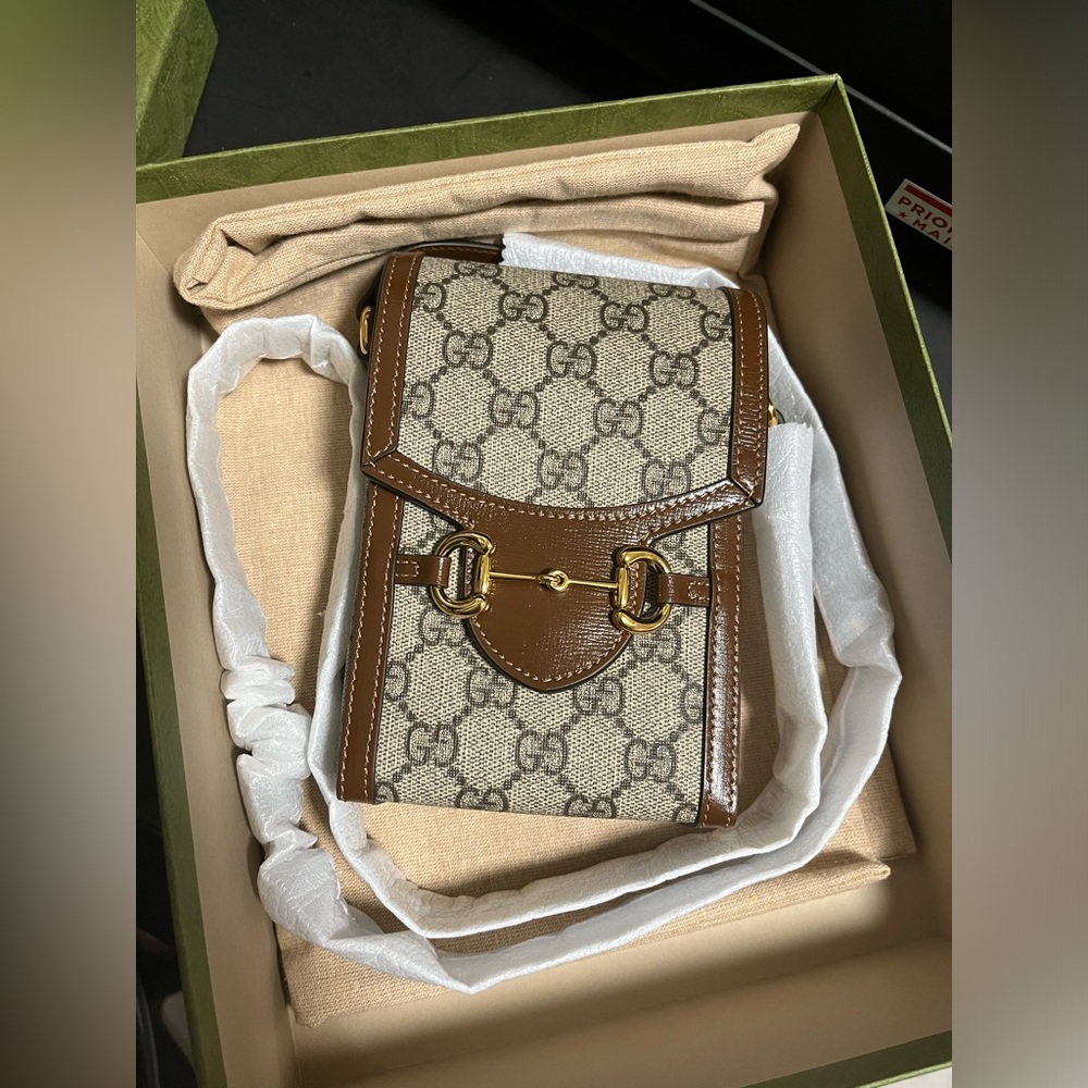 new gucci 1955 canvas bag phone bag